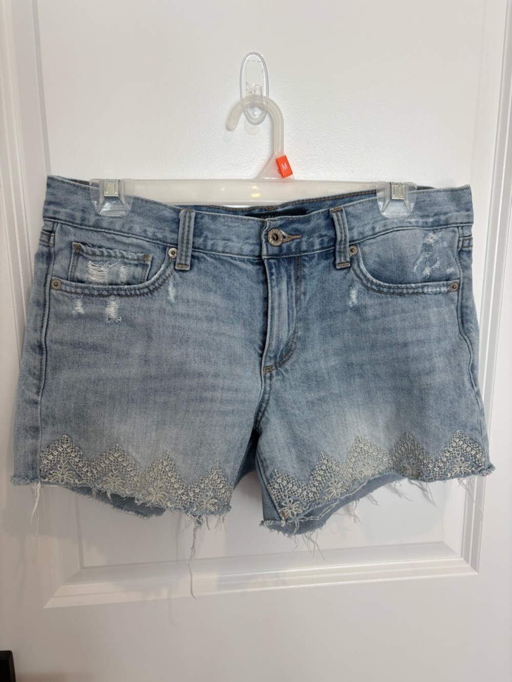 Lucky Brand Light Blue Denim Jeans with Brown Stitching